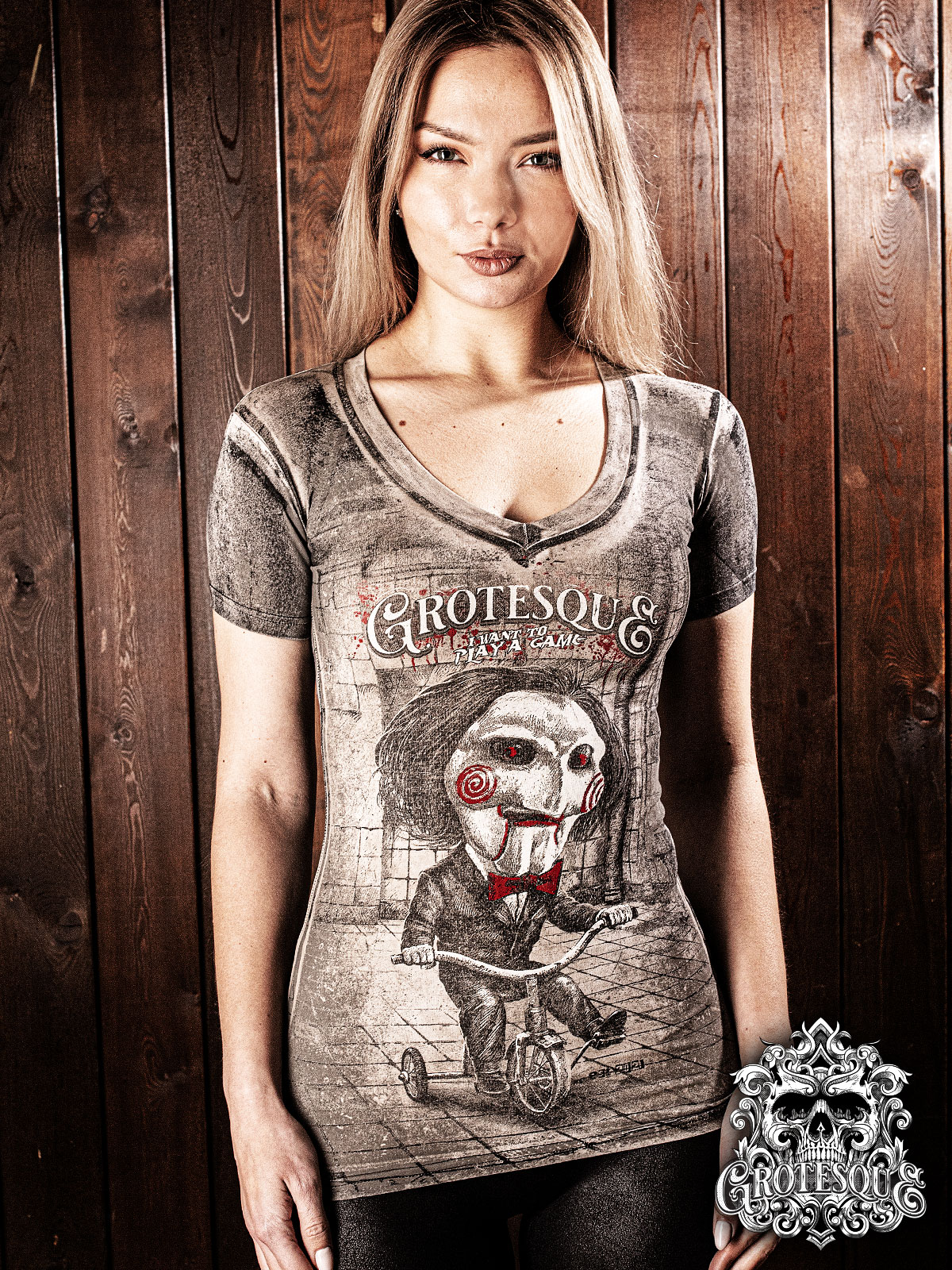 Футболка Женская GROTESQUE "I Want to Play a Game"