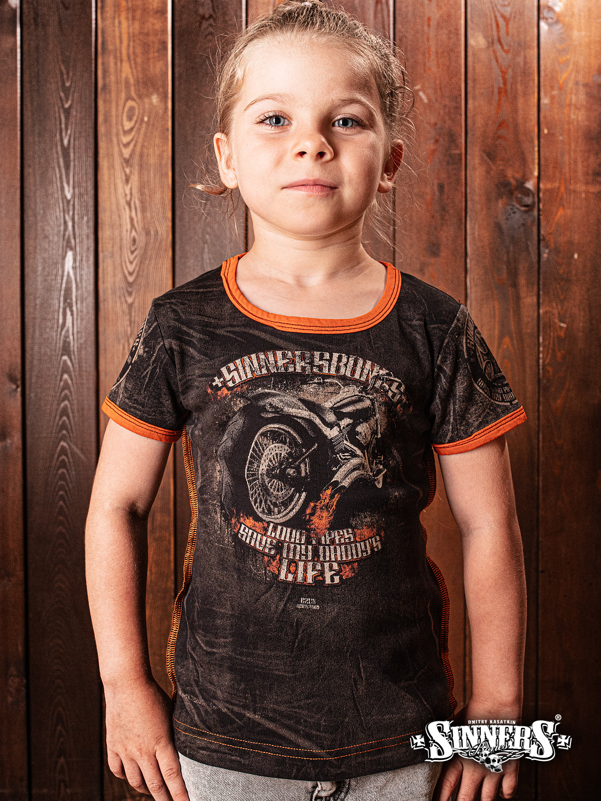 Футболка Детская "Loud Pipes Save My Daddy's Live"