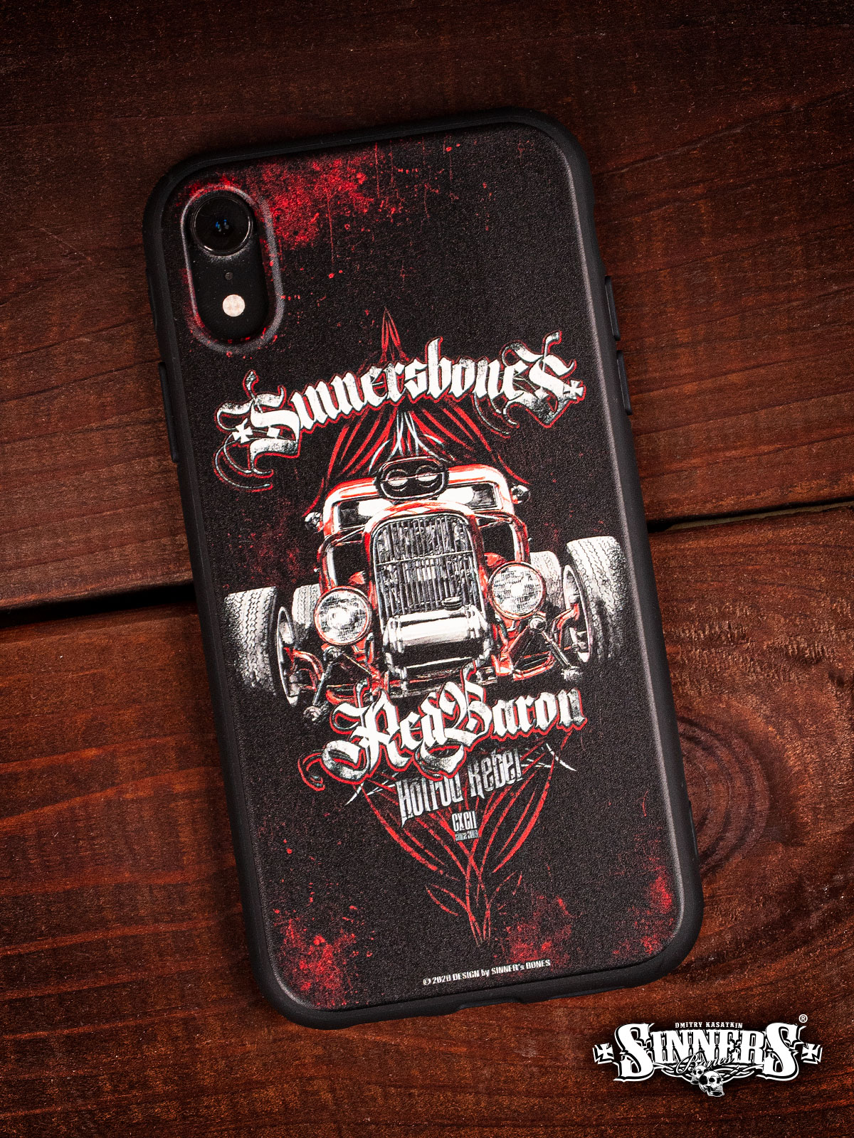 Чехол для телефонов iPhone "HOT ROD - RED BARON"
