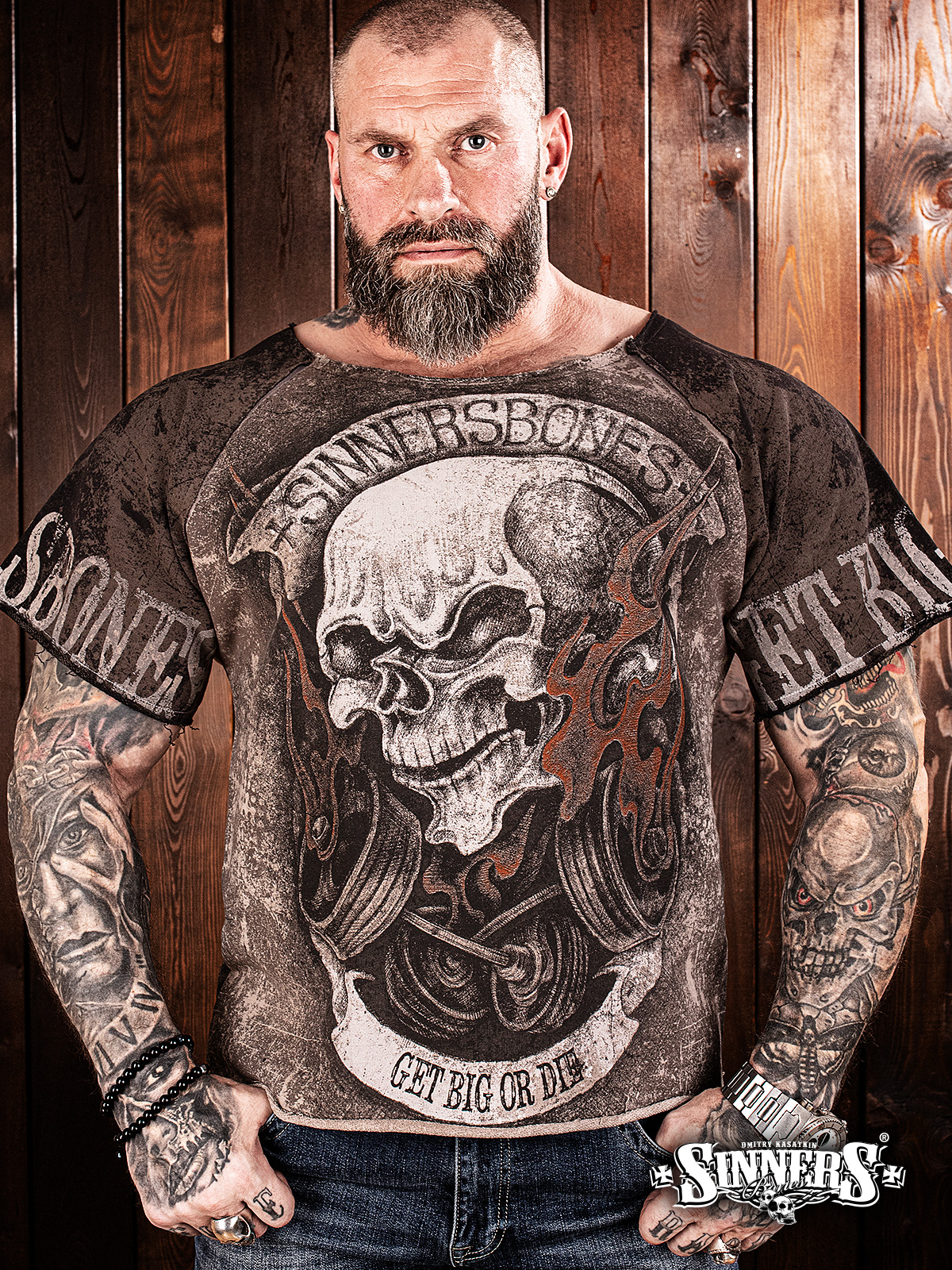 Футболка Мужская "Get Big or Die"