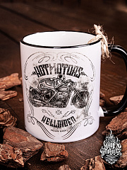 Кружка керамическая HOT MOTORS "HELLRIDER"