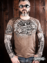 Футболка Мужская с длинным рукавом "Panhead"